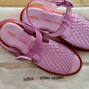 Melissa x Opening Ceremony Hatch Sandal in Ice Pink - never worn